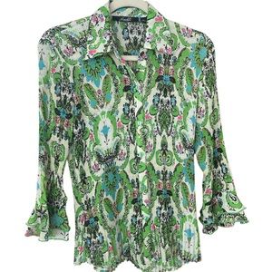 Essentials crinkle vintage blouse.